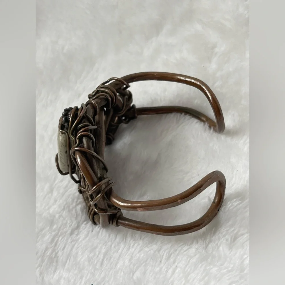 Vintage 1970s copper bracelet